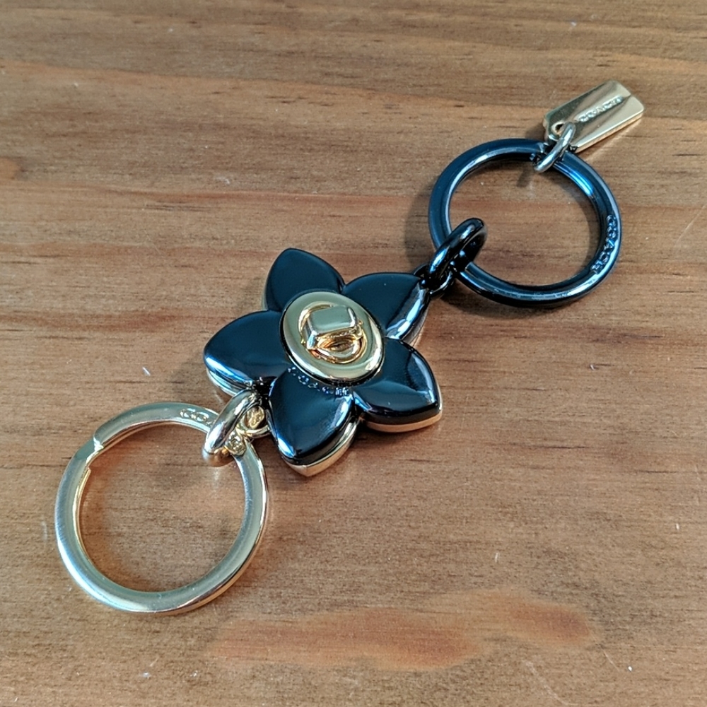 Coach bag charm